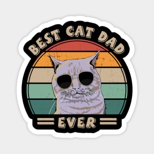 Best Cat Dad Ever Magnet