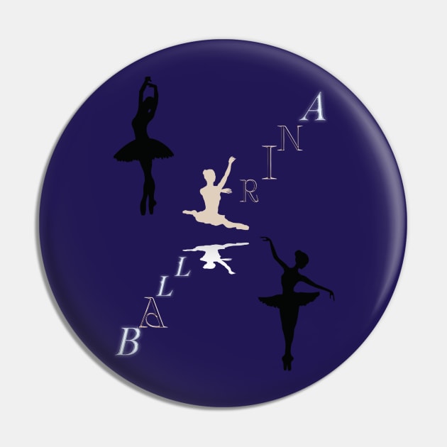 Ballerina Pin by EnchantedSpectrum