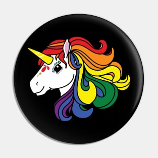 Rainbow Unicorn, LGBTQ+ Pride Pin