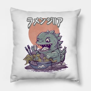 GODZILLA, RAMEN AND NORI Pillow