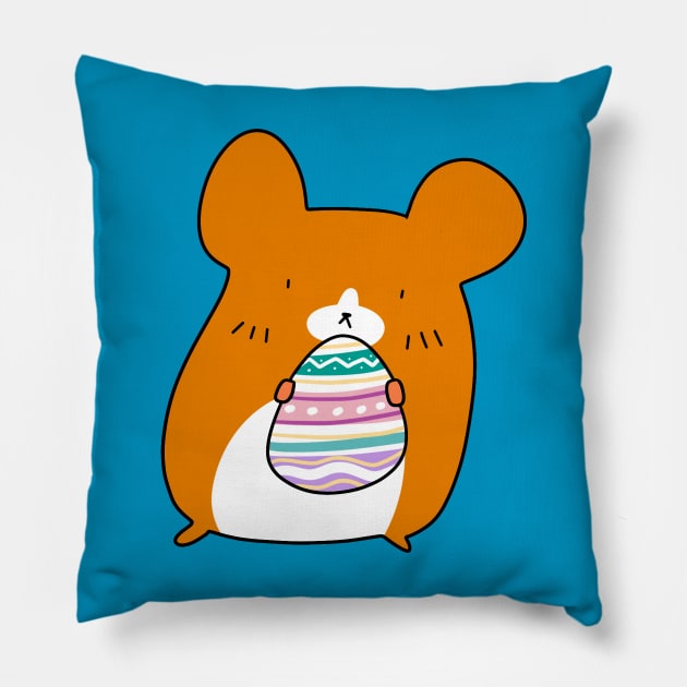 Easter Egg Hamster Pillow by saradaboru