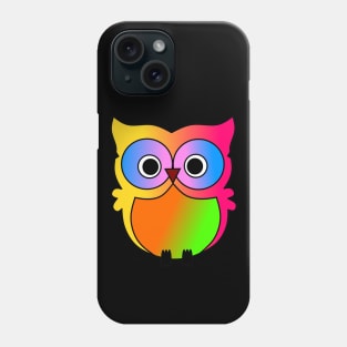 Cute colorful owl Phone Case