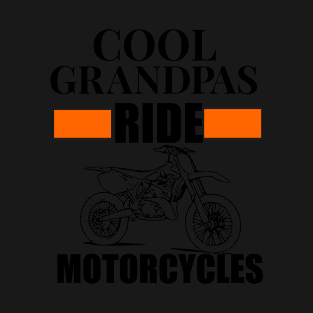 Discover Cool Grandpas Ride Motorcycles T-Shirt