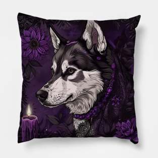 Spiritual Husky Pillow