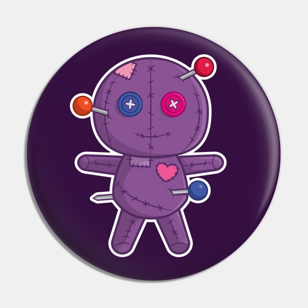 Guro kawaii Voodoo Doll Pin by Hixon House