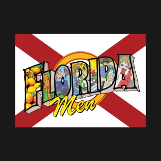 Florida Flag with FL Men Logo T-Shirt