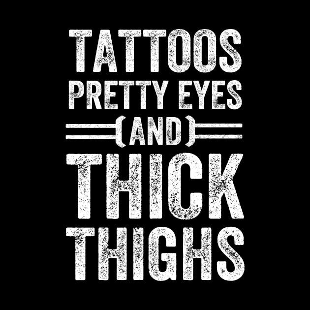 Tattoos pretty eyes end thick thighs by captainmood