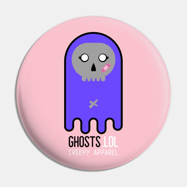 Lonely Ghost Pin by InvisibleClothes