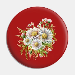 The Flower Of The April Month Is A Daisy Pin