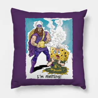 Minnesota Vikings Fans - Kings of the North vs Cheese Melts Pillow