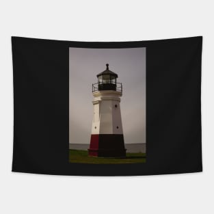 Vintage Vermilion Lighthouse Tapestry