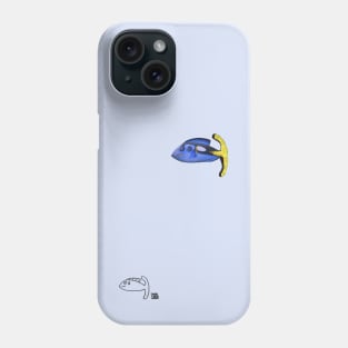 Tiny Blue Tang Phone Case