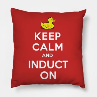 Keep Calm and Induct On Pillow