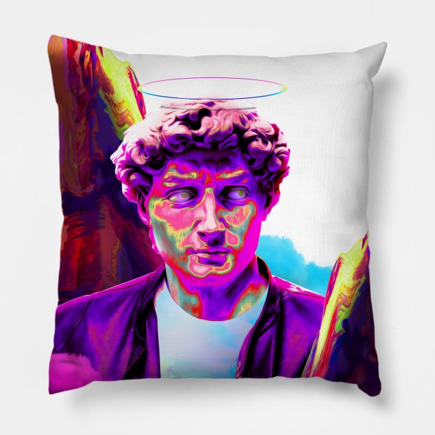 Stoic (transparent) Pillow by Klarens