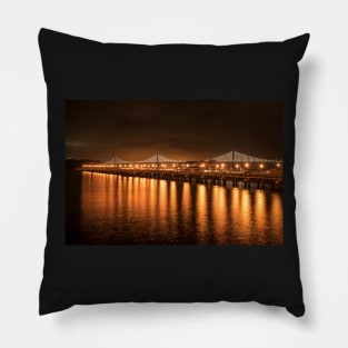 Bay Bridge San Francisco California Pillow