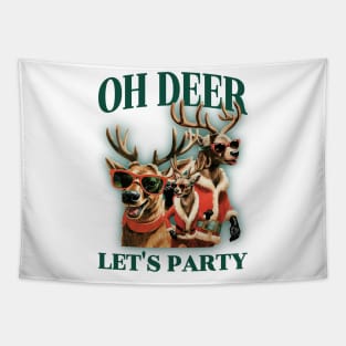 Christmas Deer Tapestry