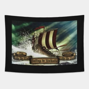 Sailing to Valhalla Tapestry