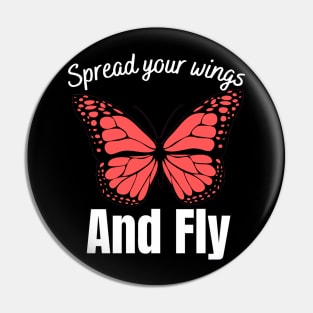 Spread your wings Pin