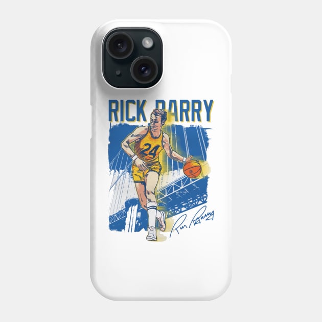 Rick Barry Golden State Square Phone Case by MASTER_SHAOLIN