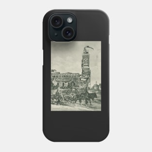 The Leaning Virgin of Albert, France WW1 Phone Case