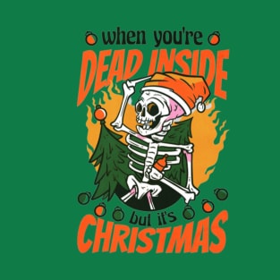 Skeleton christmas funny T-Shirt