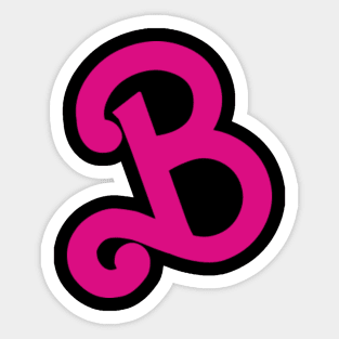 Blodig Passiv fordøjelse B Girl Stickers for Sale | TeePublic
