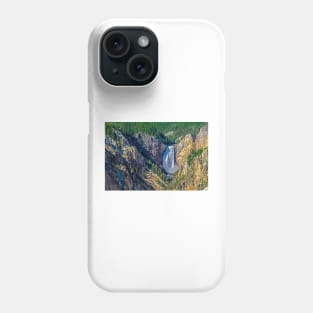 The Falls at Yellowstone Grand Canyon Phone Case