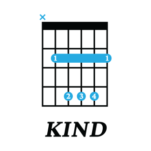 B Kind B Guitar Chord Tab Light Theme T-Shirt