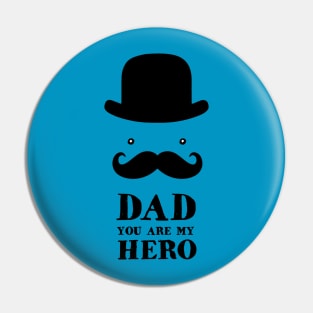 Dad Hero Hat Pin