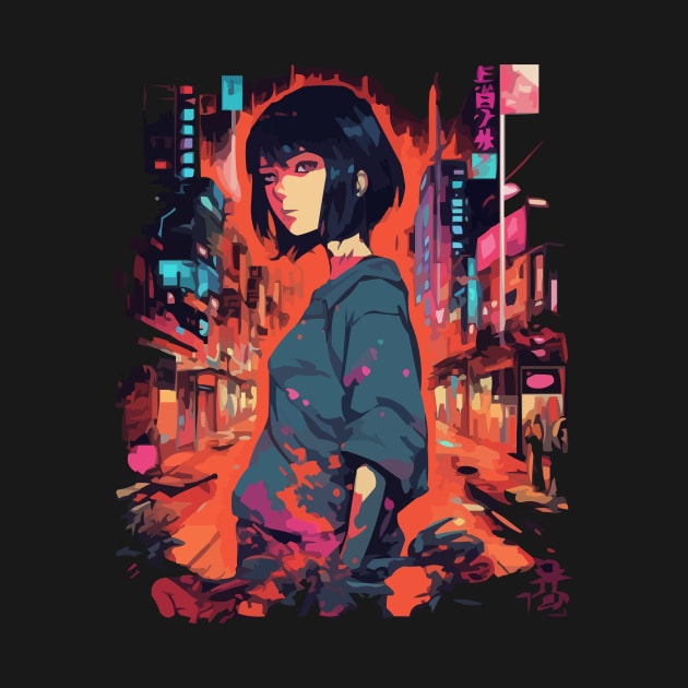 Cyberpunk Anime Aesthetic in Tokyo Japan by Pixy Official