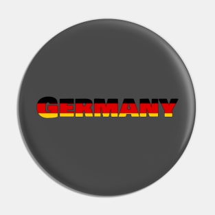 Germany Flag Logo Text Pin