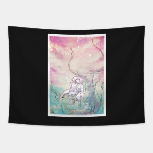 Korrasami - only us (white version) Tapestry