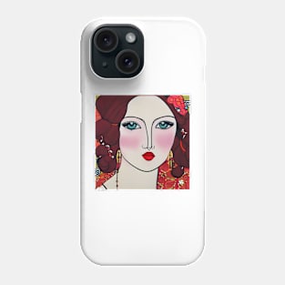 Portrait of a Geisha Phone Case