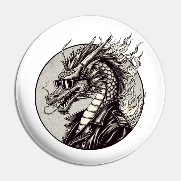 dragon in leather jacket Pin by Anthony88