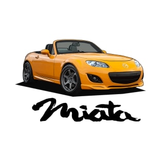 Mazda MX-5 Miata NC - NC2 Yellow T-Shirt