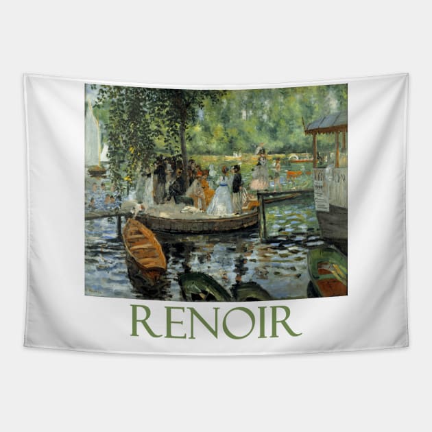 La Grenouillère by Pierre Auguste Renoir Tapestry by Naves