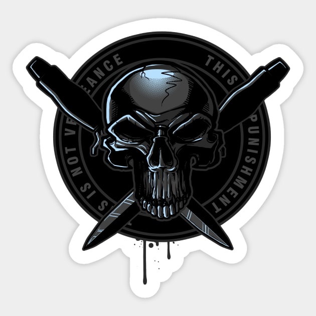 The Pale Rider - Punisher - Sticker