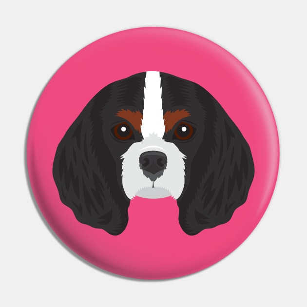 Cavalier King Charles Spaniel Pin by threeblackdots