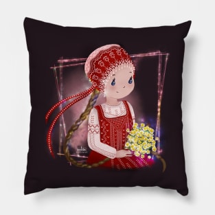 Russian Girl Pillow