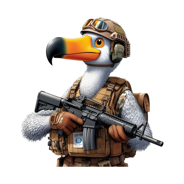 Tactical Dodo Bird by Rawlifegraphic