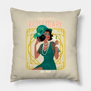 Cocktails Rosemary - The Great Gatsby Pillow