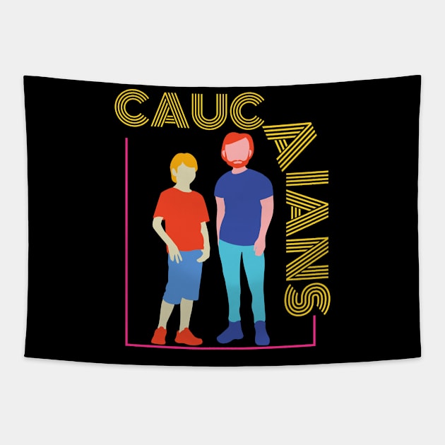 Caucasians T-Shirt For Men And Women Tapestry by TibA