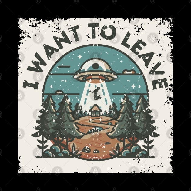 UFO I Want to Leave by Hepi Mande