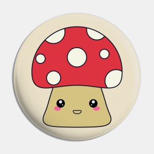 Cute Kawaii Mushroom Pin