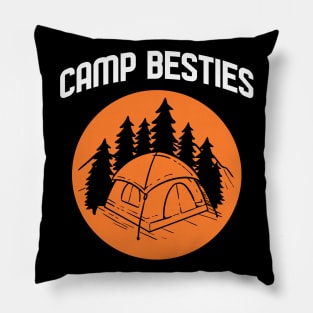 Camp Besties - For Campers and Hikers Pillow