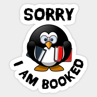 Sorry, I'm Booked (Harry Potter) Sticker