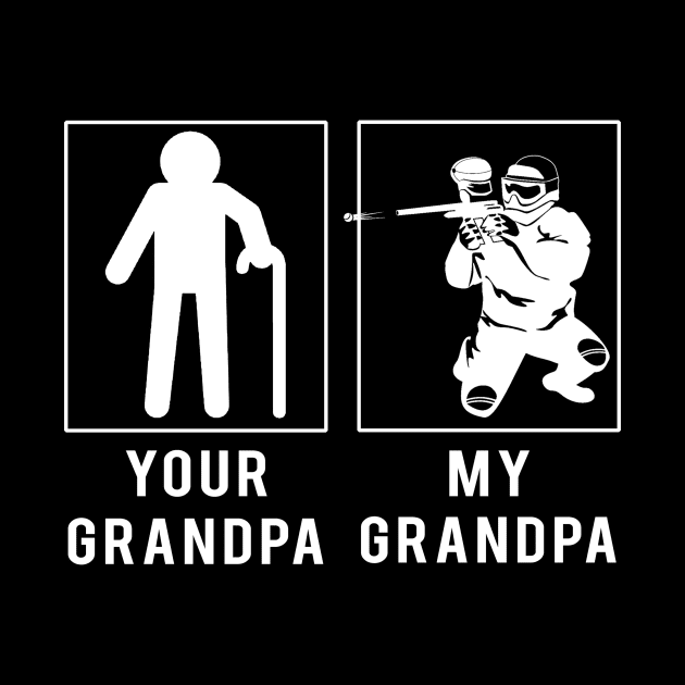 paintball your grandpa my grandpa tee for your grandson granddaughter by MKGift