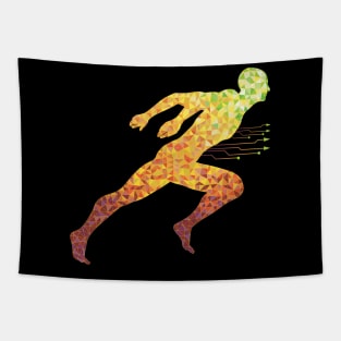 Human Runner Tapestry