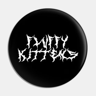 Fluffy Kittens - Metal Logo Pin