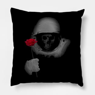 Dead Head In Space Pillow